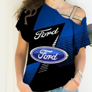 Sportswearmerch Ford Car Strapless Sleeve Short For Fan