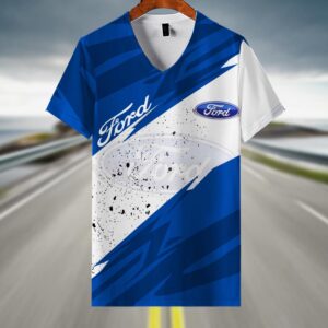 Sportswearmerch Ford Car V-neck Women T-shirt For Fan