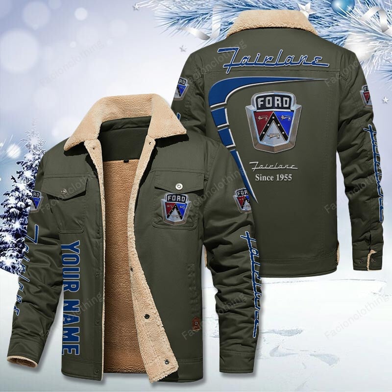 Sportswearmerch Ford Fairlane Car Personalized Cotton Jacket For Fan