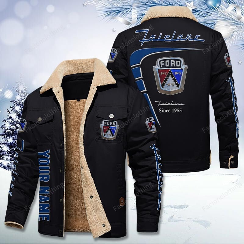 Sportswearmerch Ford Fairlane Car Personalized Cotton Jacket For Fan