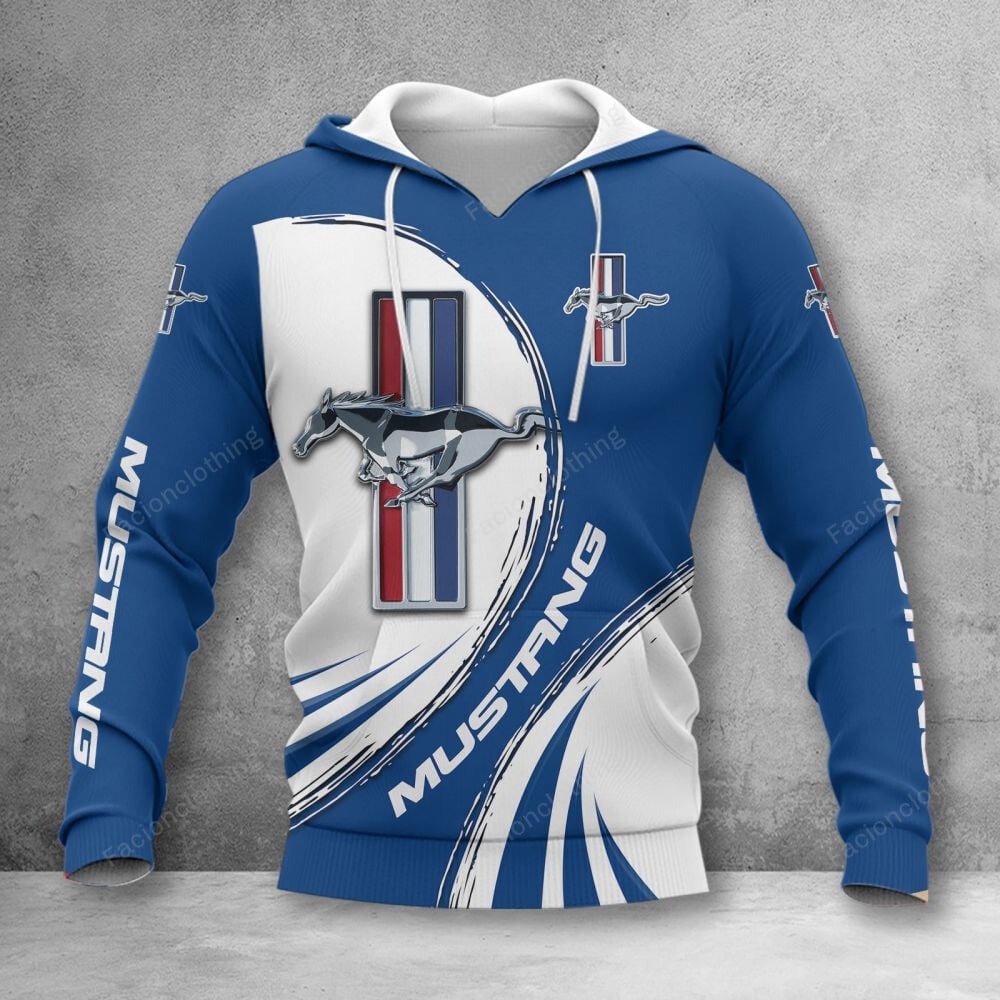 Sportswearmerch Ford Mustang Car Personalized Hoodie For Fan