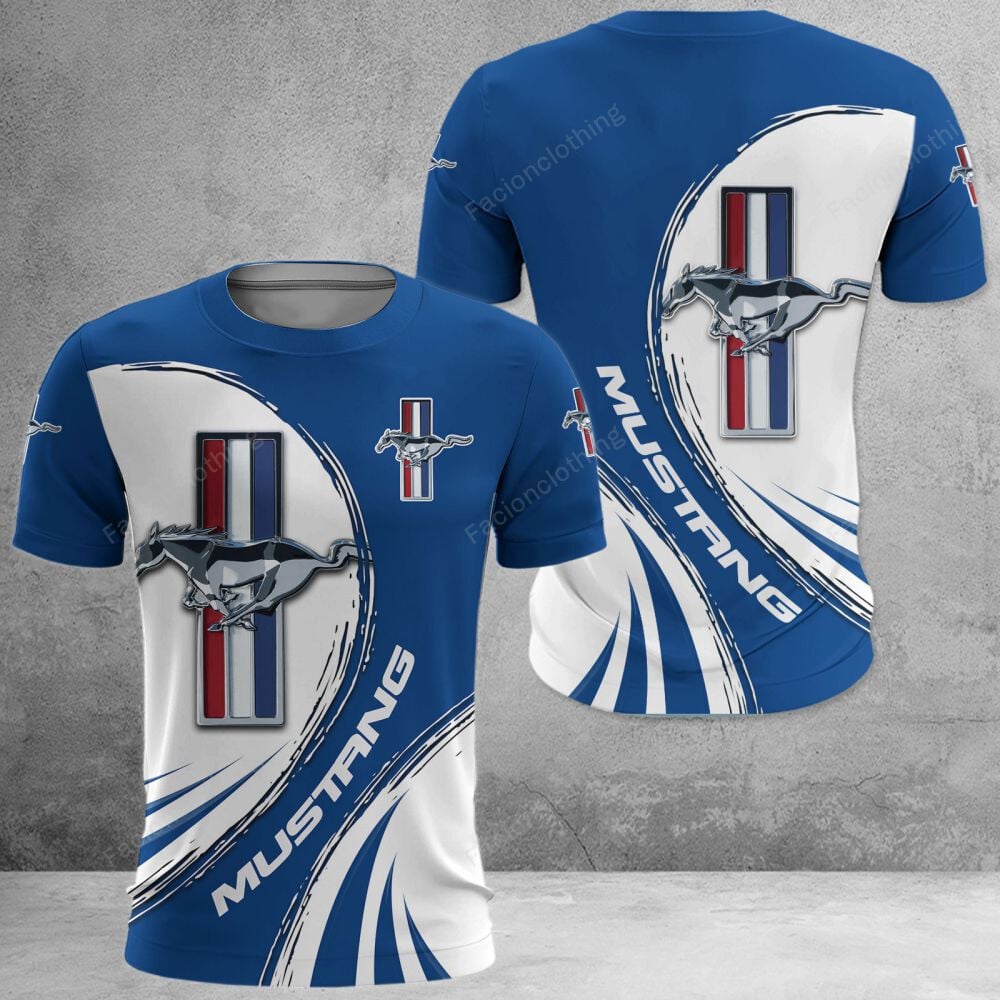 Sportswearmerch Ford Mustang Car Personalized T-Shirt For Fan
