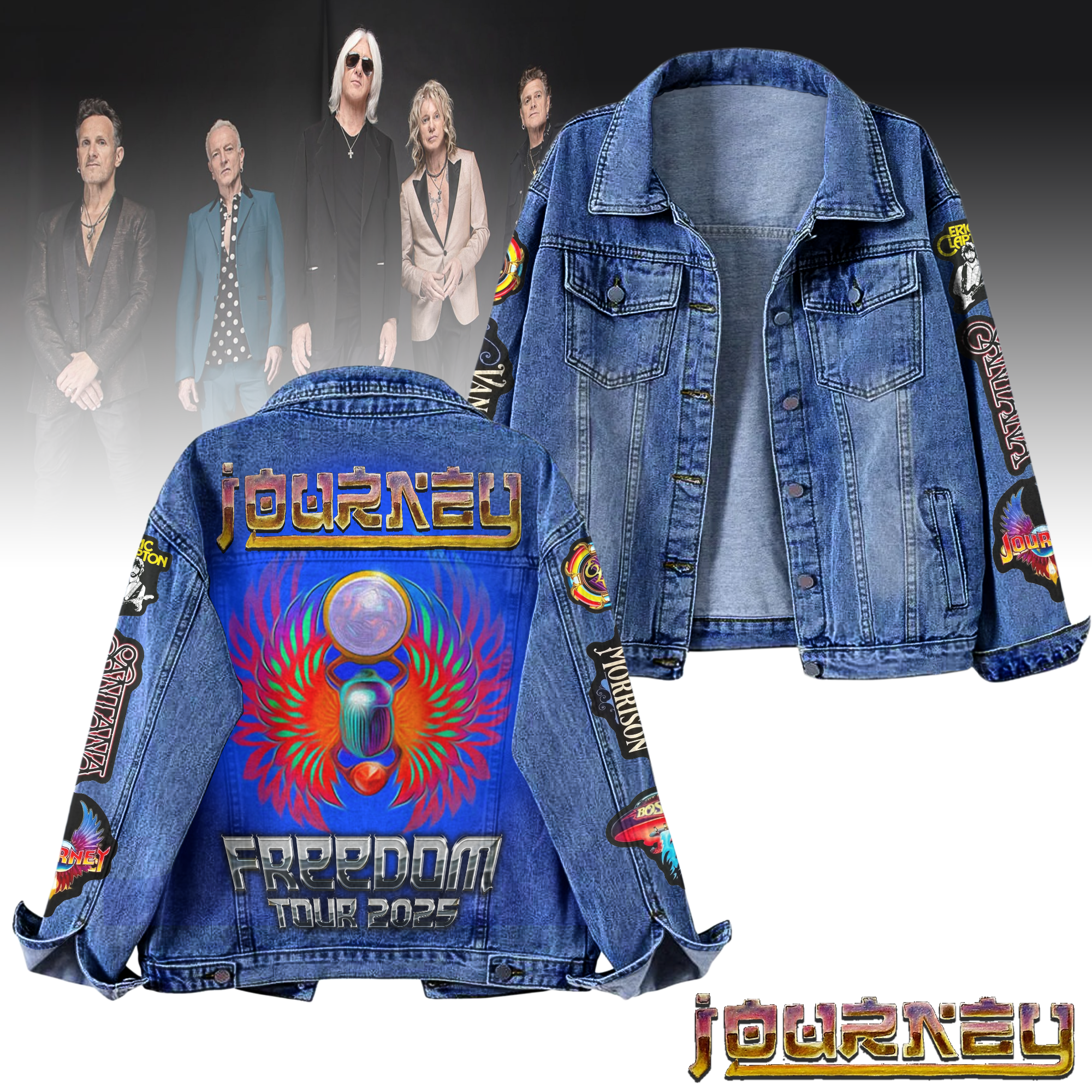 Sportswearmerch Foreigner Denim Jacket Gift For Fans