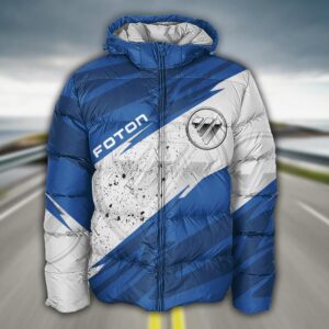 Sportswearmerch Foton Tractor Puffer Jacket For Fan