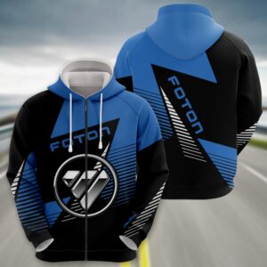 Sportswearmerch Foton Tractor Zip Hoodie For Fan