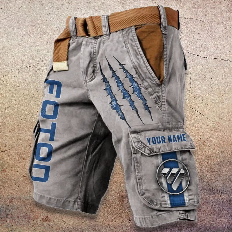 Sportswearmerch Foton Truck Denim Short For Fan