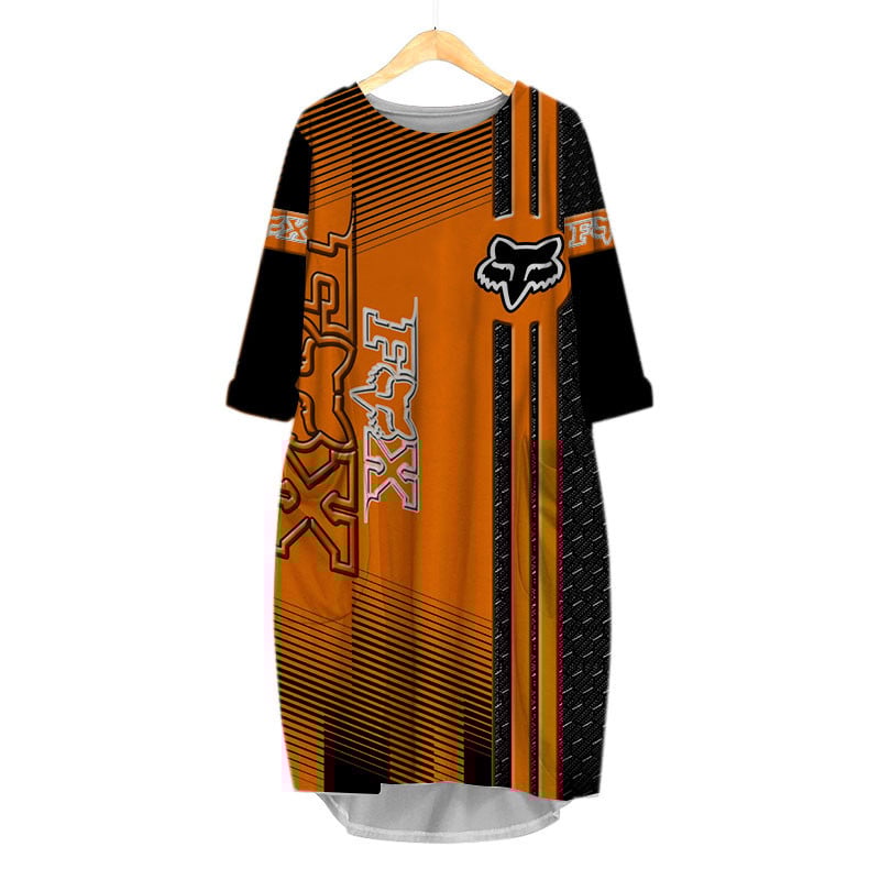 Sportswearmerch Fox Racing Motorcycle Personalized Fashion Pocket Dress For Fan