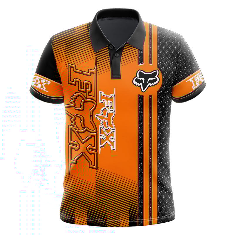 Sportswearmerch Fox Racing Motorcycle Personalized Fashion Polo Shirt For Fan