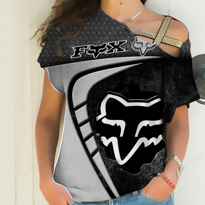 Sportswearmerch Fox Racing Motorcycle Personalized Fashion Strapless Short Sleeve For Fan