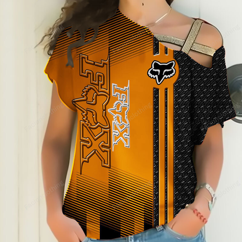 Sportswearmerch Fox Racing Motorcycle Personalized Fashion Strapless Short Sleeve For Fan
