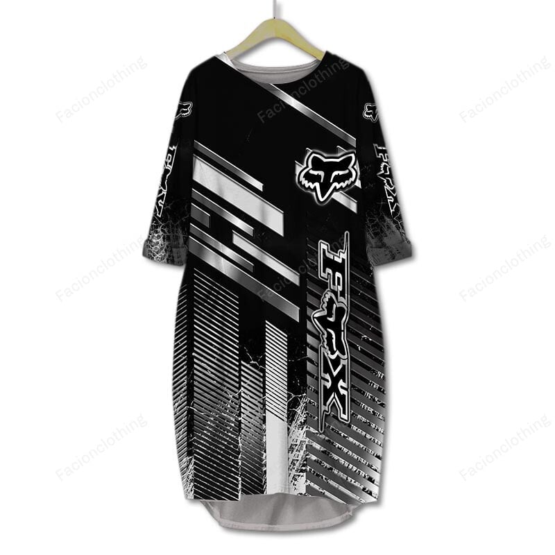 Sportswearmerch Fox Racing Motorcycle Personalized Pocket Dress For Fan