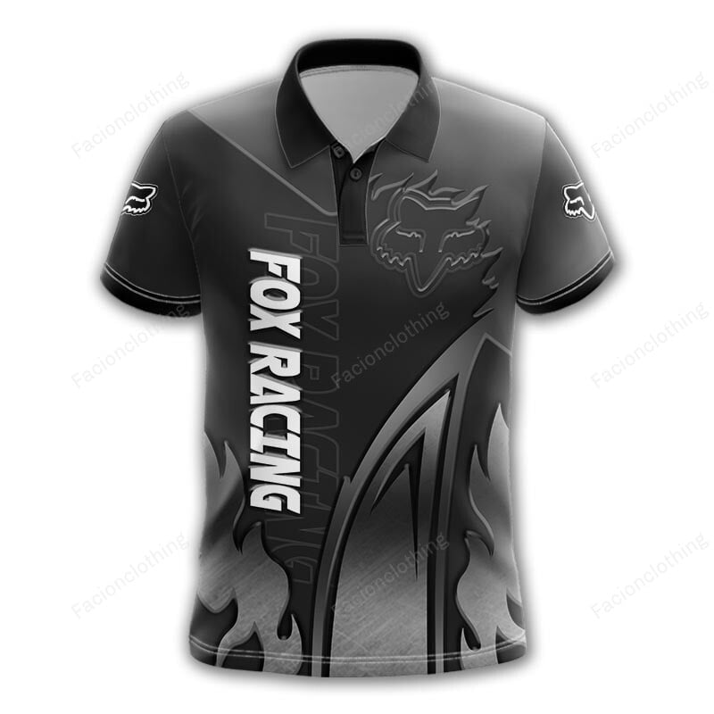 Sportswearmerch Fox Racing Motorcycle Personalized Polo For Fan