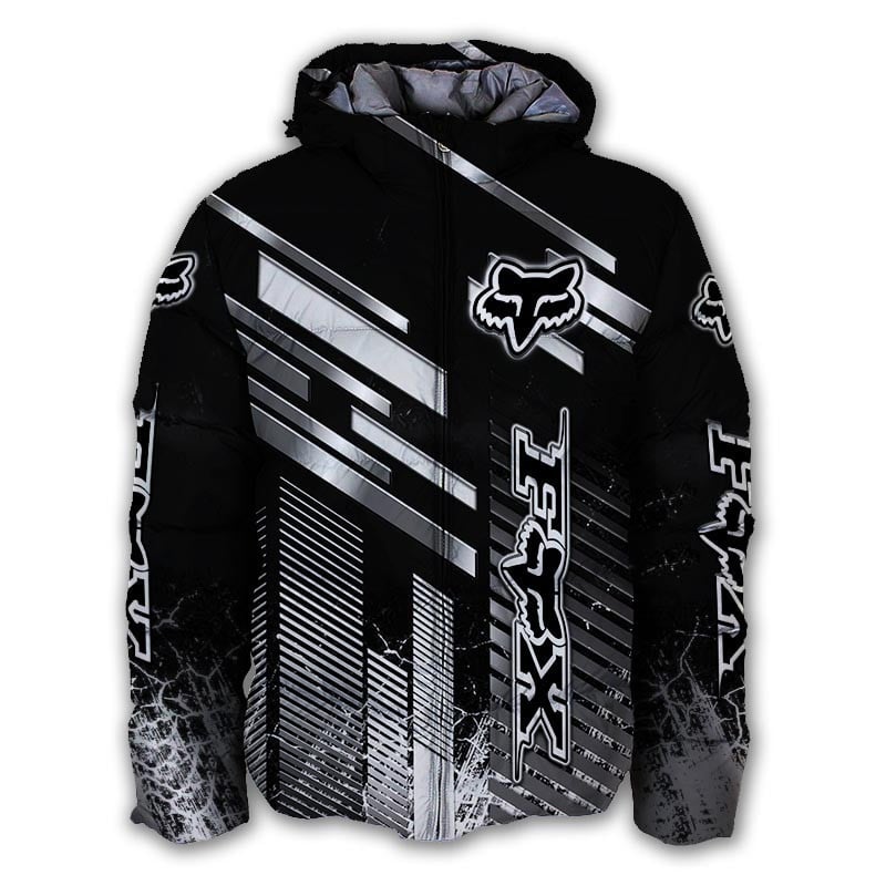 Sportswearmerch Fox Racing Motorcycle Personalized Puffer Jacket For Fan