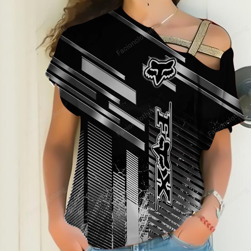 Sportswearmerch Fox Racing Motorcycle Personalized Women Shirt For Fan