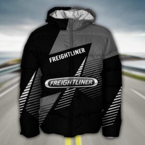 Sportswearmerch Freightliner Car Puffer Jacket For Fan