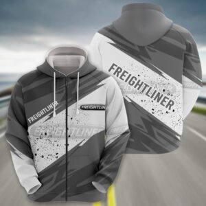 Sportswearmerch Freightliner Car Zip Hoodie For Fan