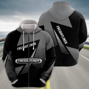 Sportswearmerch Freightliner Car Zip Hoodie For Fan