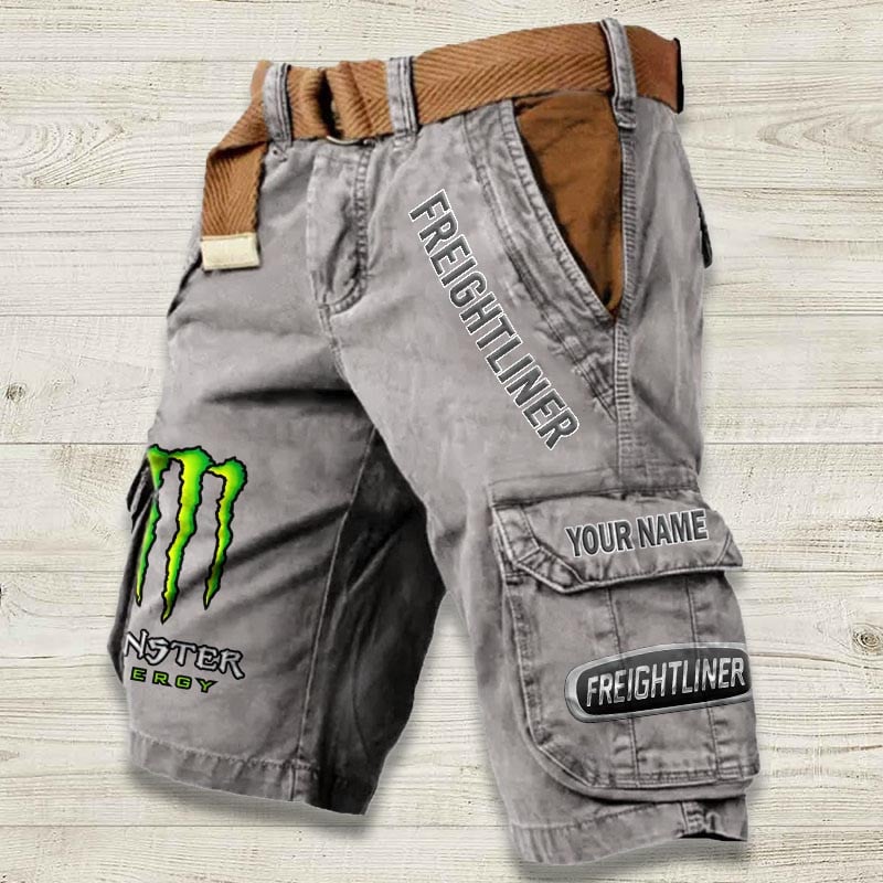 Sportswearmerch Freightliner Truck Denim Short For Fan