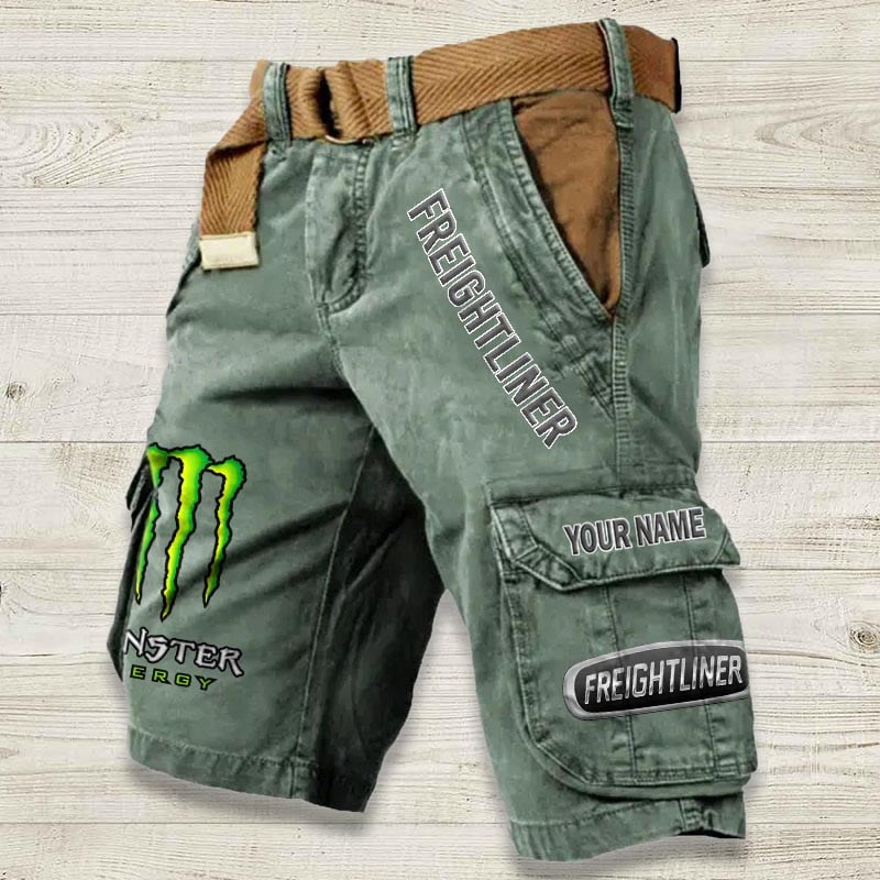 Sportswearmerch Freightliner Truck Denim Short For Fan