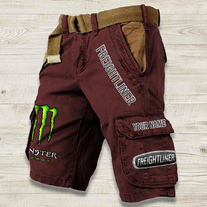 Sportswearmerch Freightliner Truck Denim Short For Fan