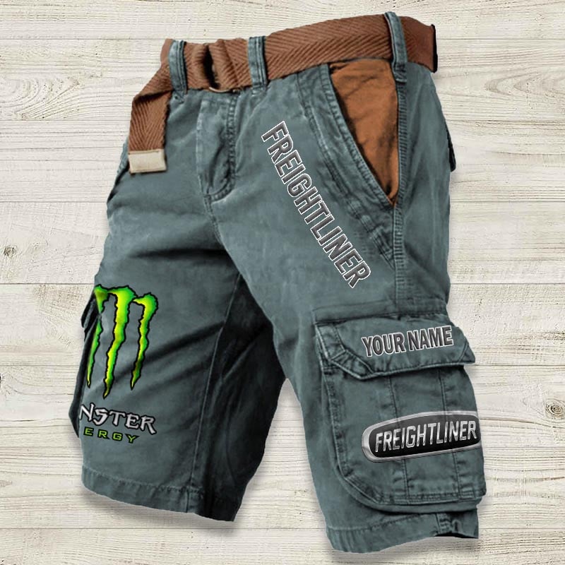 Sportswearmerch Freightliner Truck Denim Short For Fan