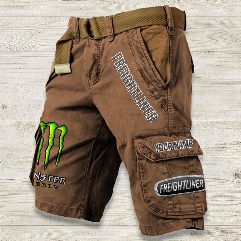 Sportswearmerch Freightliner Truck Denim Short For Fan