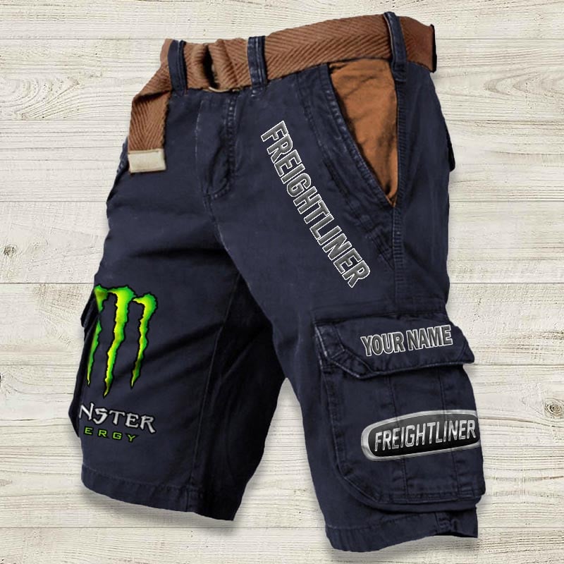Sportswearmerch Freightliner Truck Denim Short For Fan