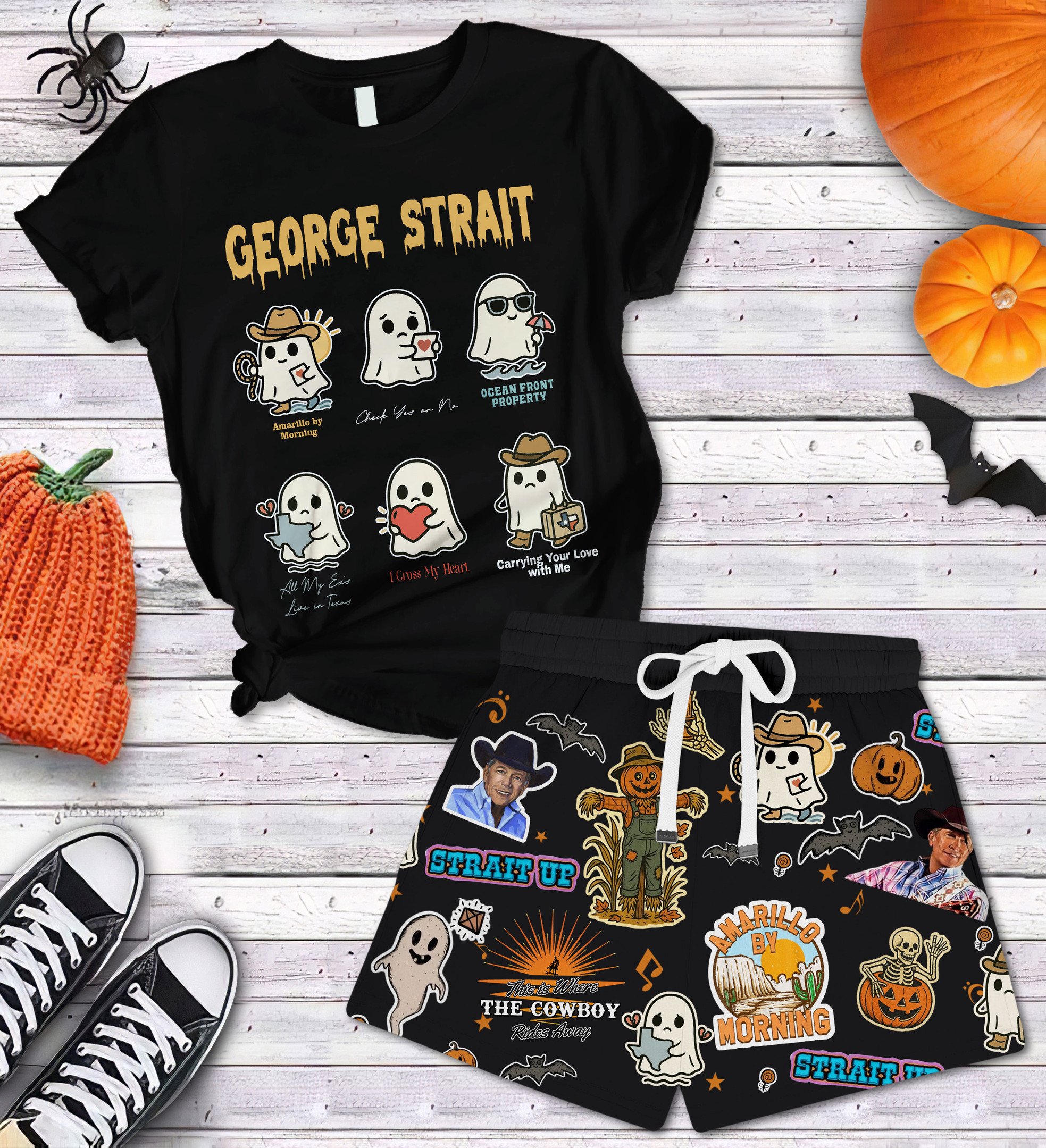 Sportswearmerch George Strait Short Pajamas Set Gifts For Fans