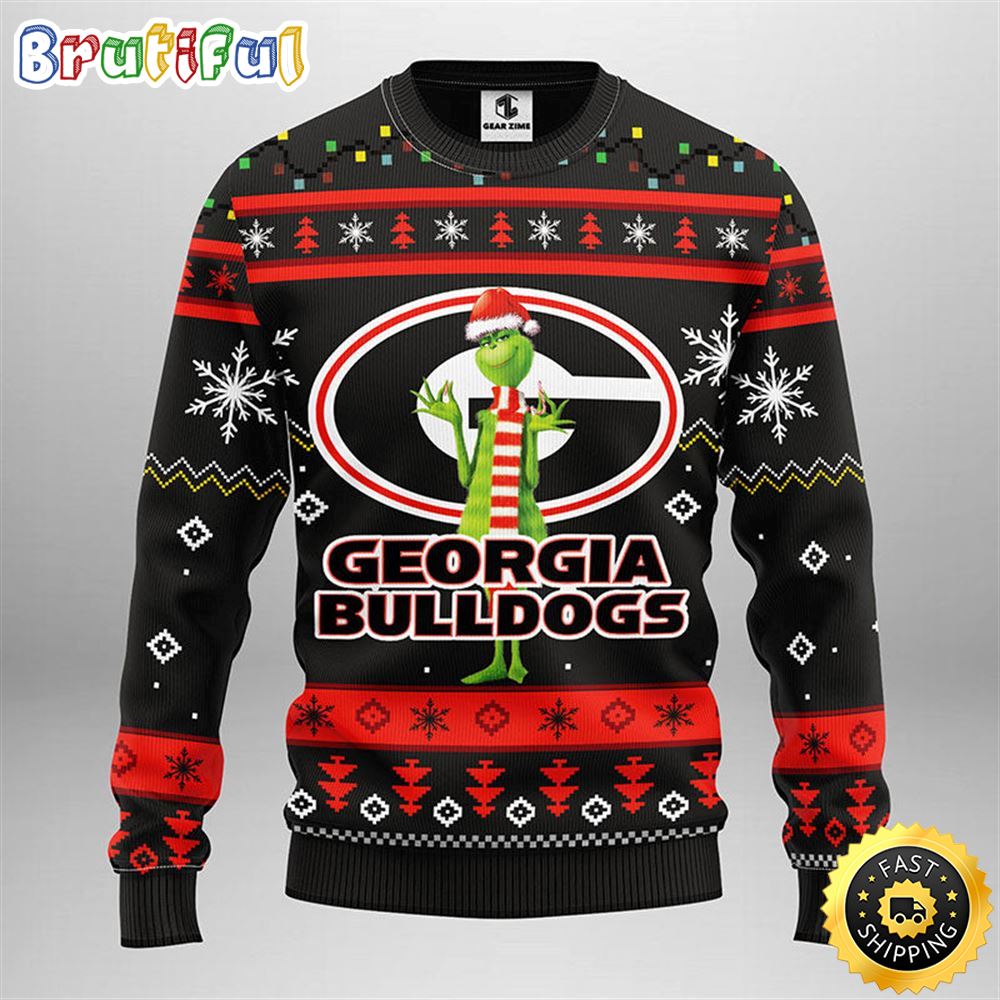 Sportswearmerch Georgia Bulldogs NCAA Christmas Sweater For Fan