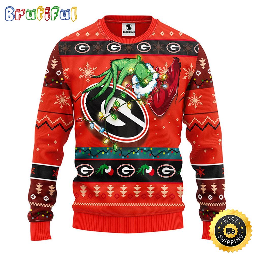 Sportswearmerch Georgia Bulldogs NCAA Christmas Sweater For Fan