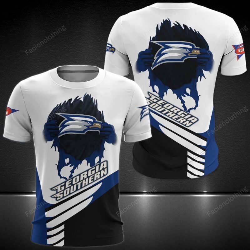 Sportswearmerch Georgia Southern Eagles NCAA Personalized T-shirt For Fan