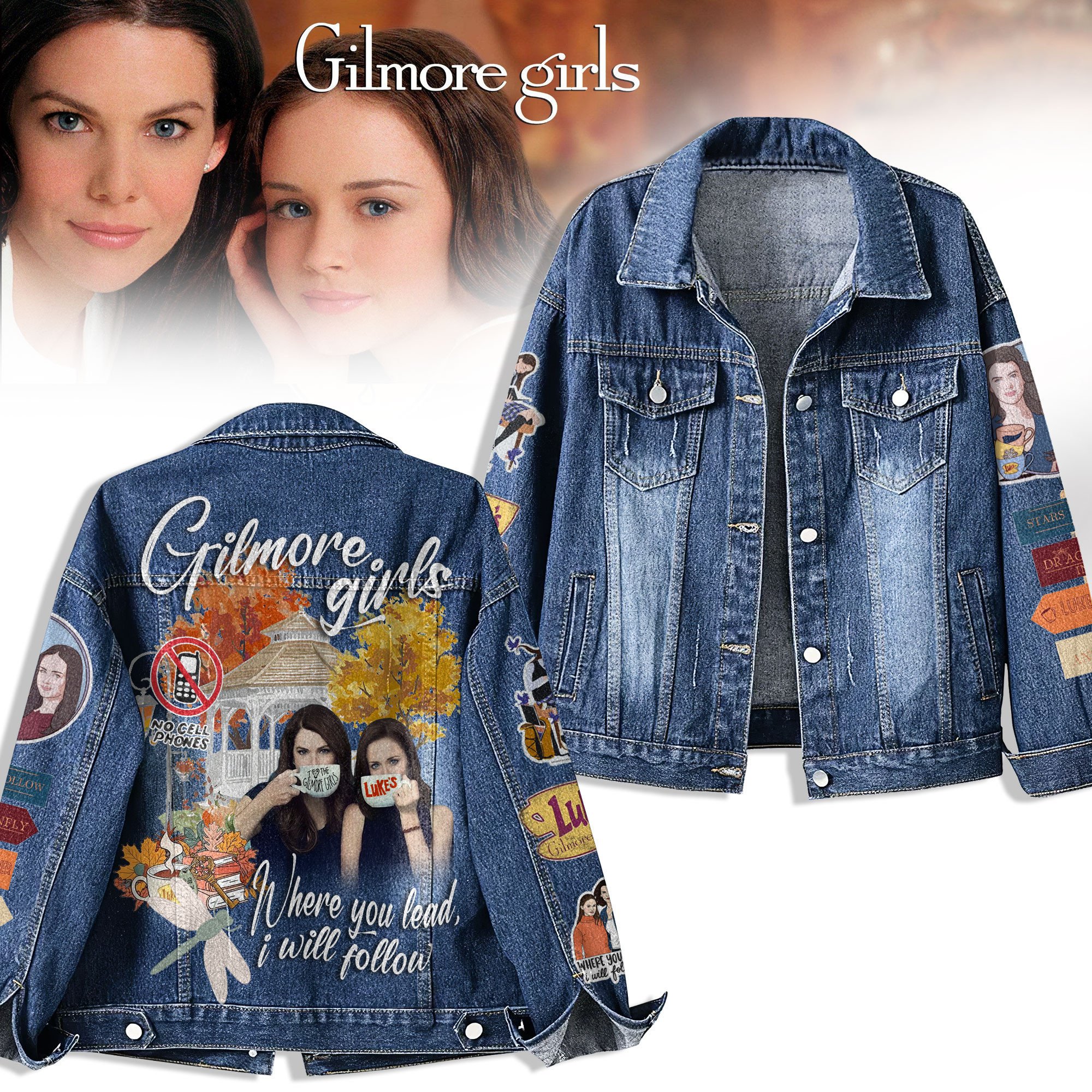 Sportswearmerch Gilmore Girls Denim Jacket Gift For Fans