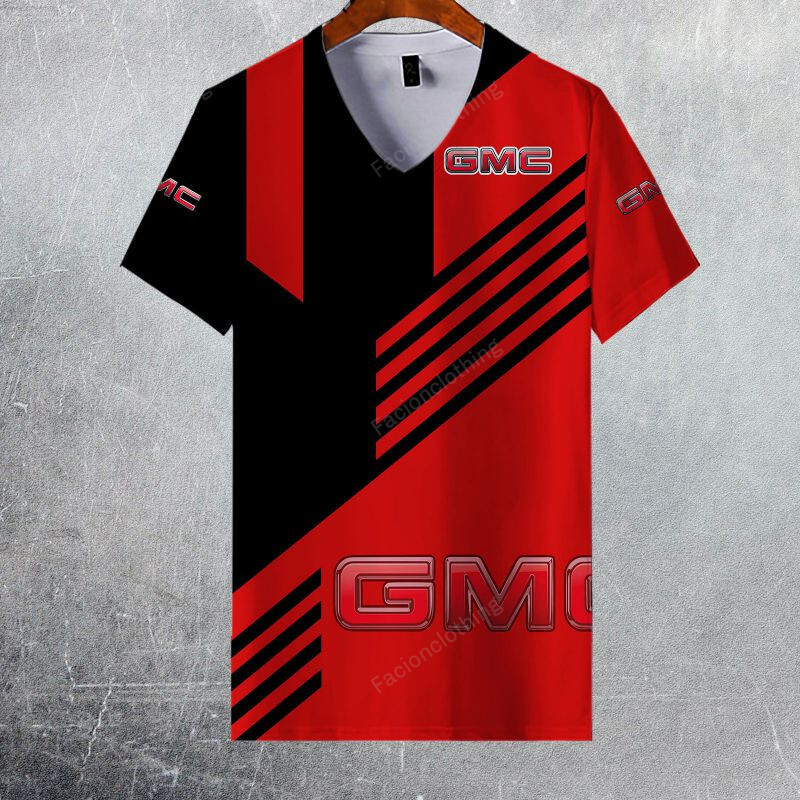Sportswearmerch GMC Car Personalized V-neck Women For Fan