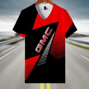 Sportswearmerch GMC Car V-neck Women T-shirt For Fan