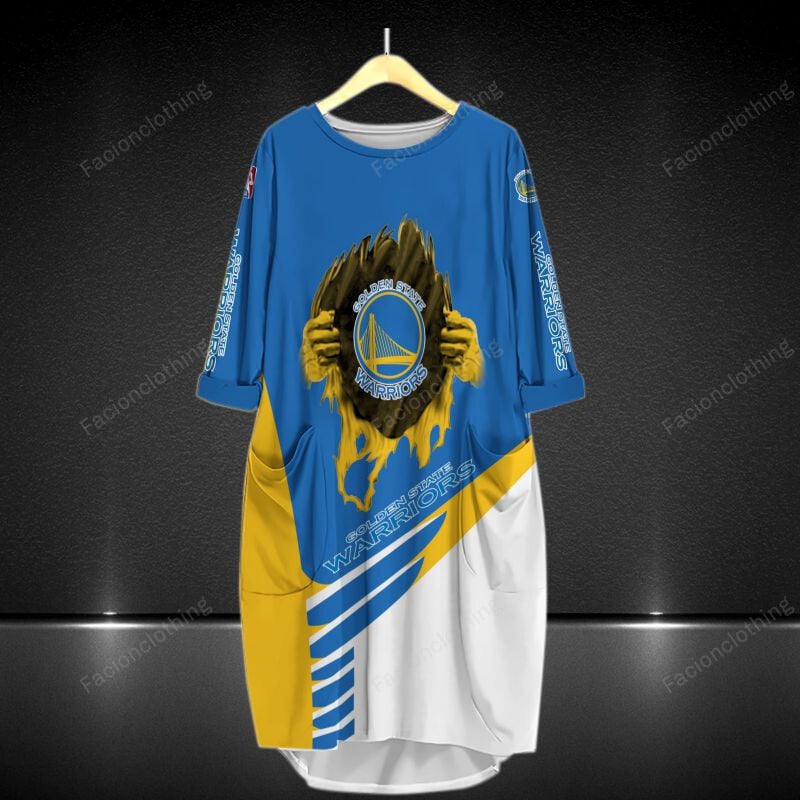 Sportswearmerch Golden State Warriors NBA Personalized Pocket Tanktop For Fan
