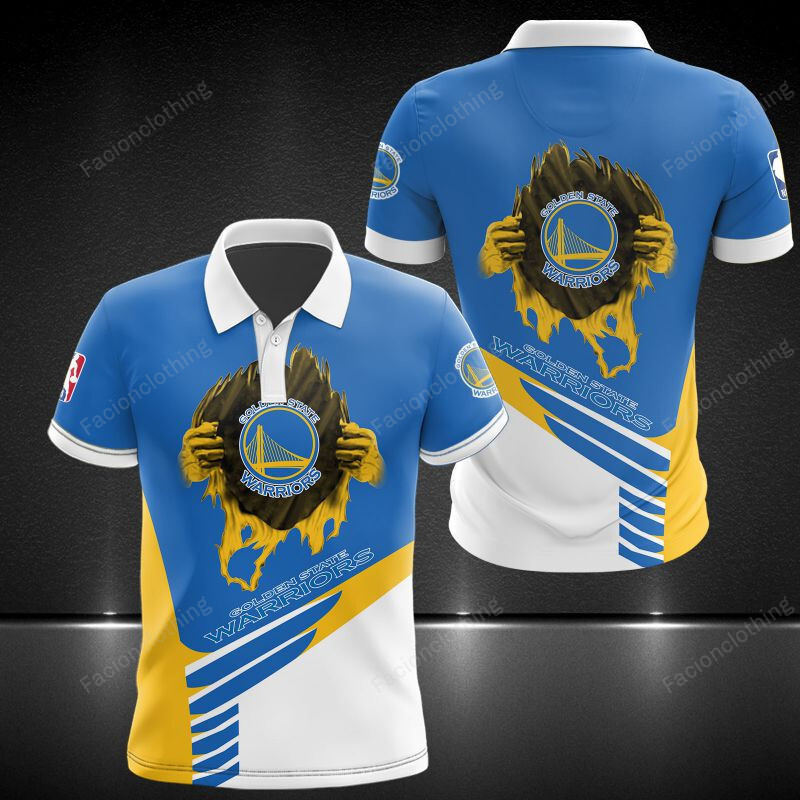 Sportswearmerch Golden State Warriors NBA Personalized Polo Shirt For Fan