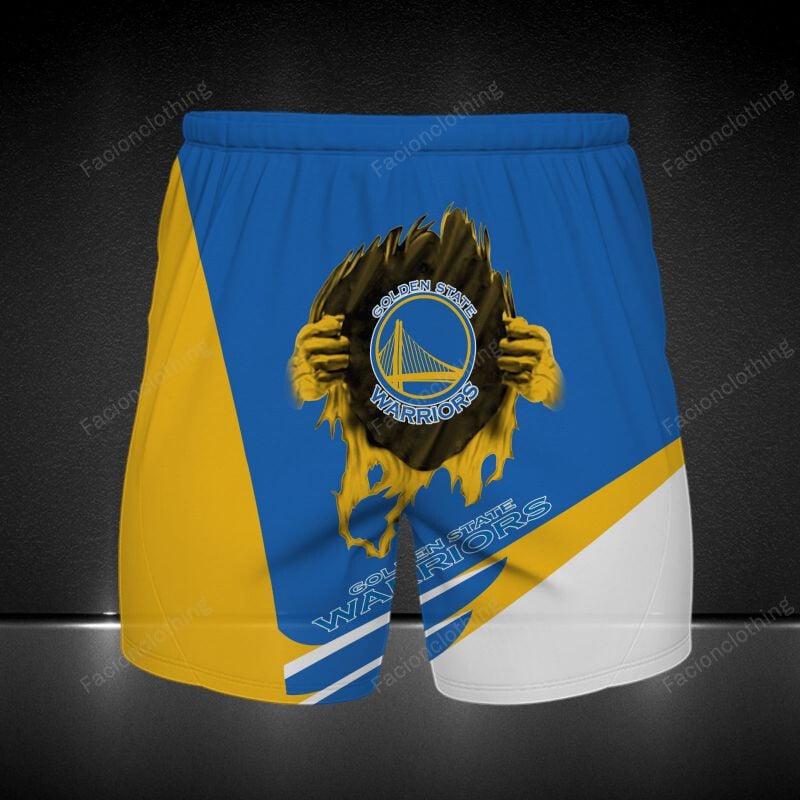 Sportswearmerch Golden State Warriors NBA Personalized Short Pant For Fan