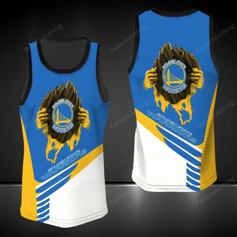 Sportswearmerch Golden State Warriors NBA Personalized Tanktop For Fan