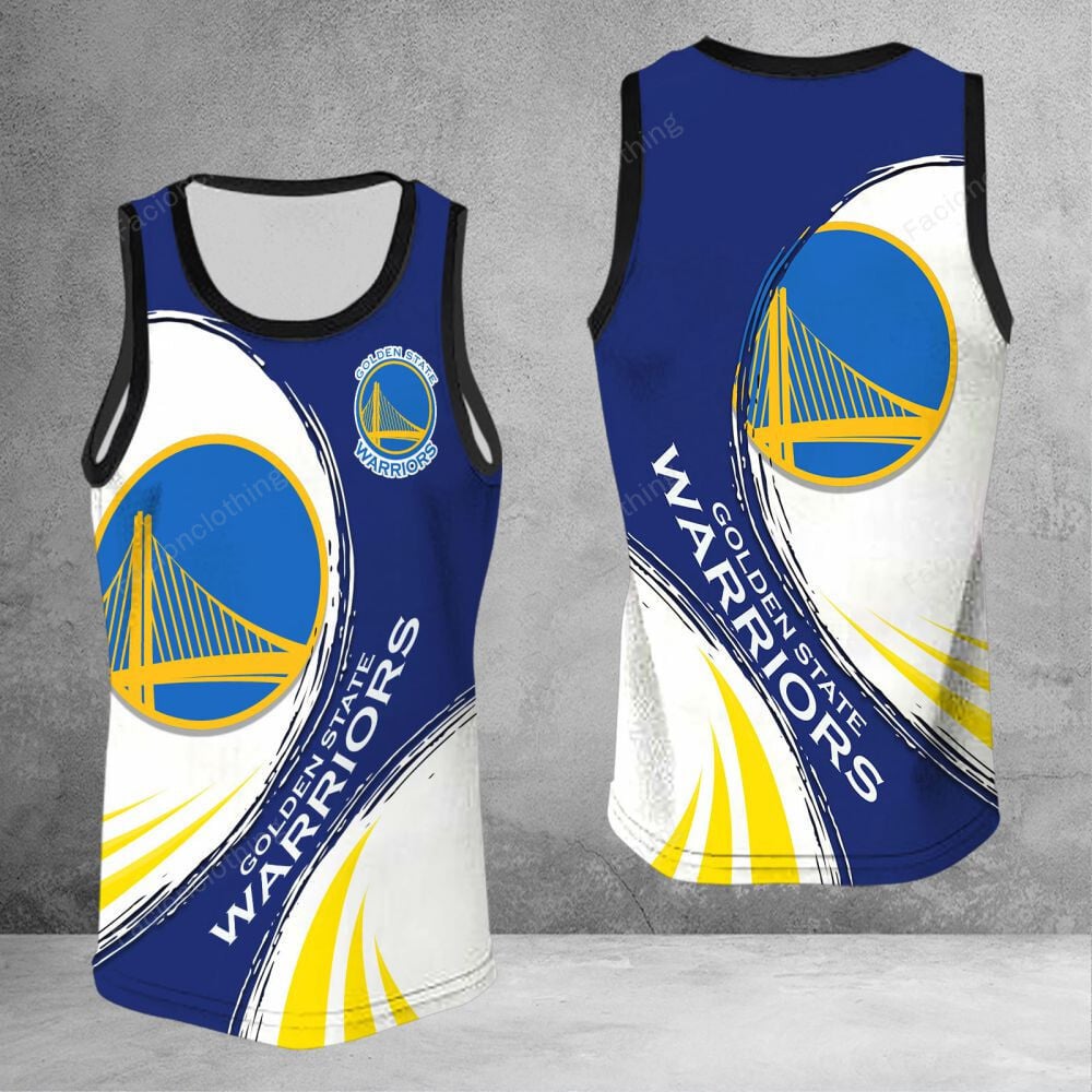 Sportswearmerch Golden State Warriors NBA Personalized Tanktop For Fan