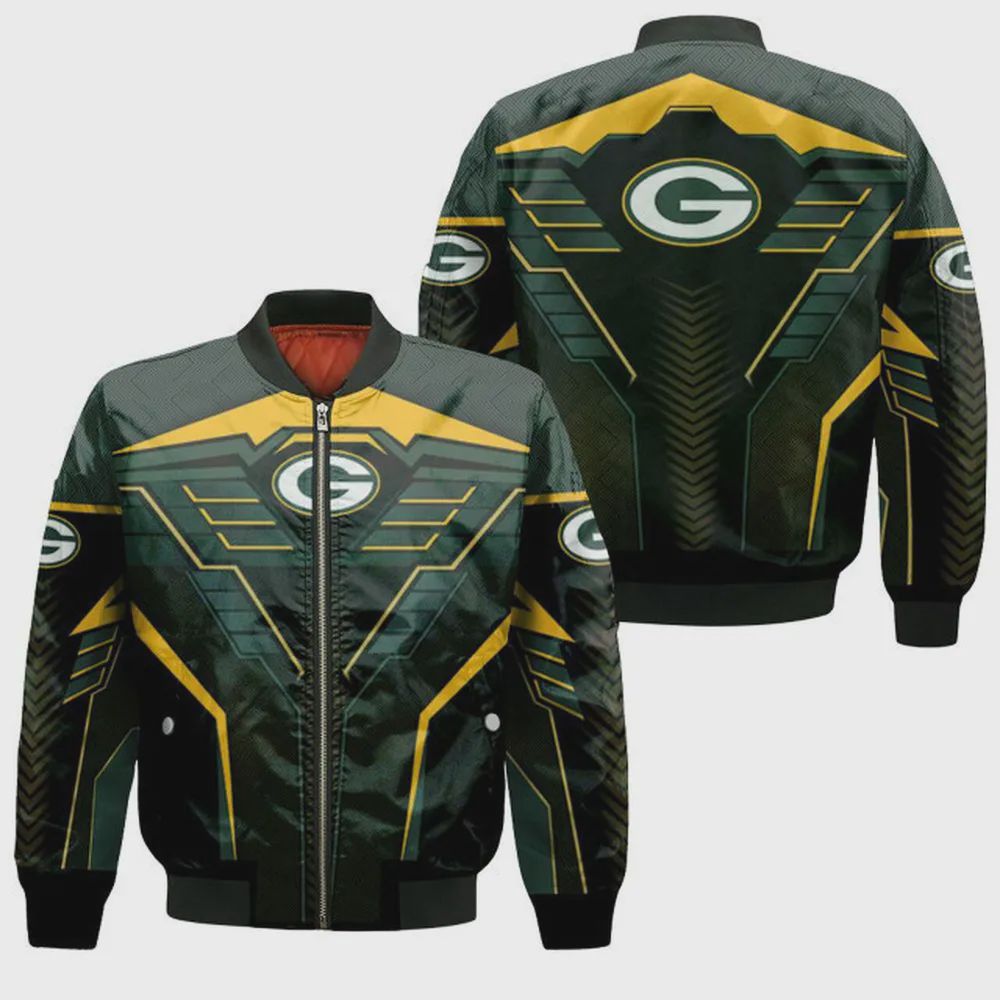 Sportswearmerch Green Bay Packers NFL Bomber Jacket For Fan