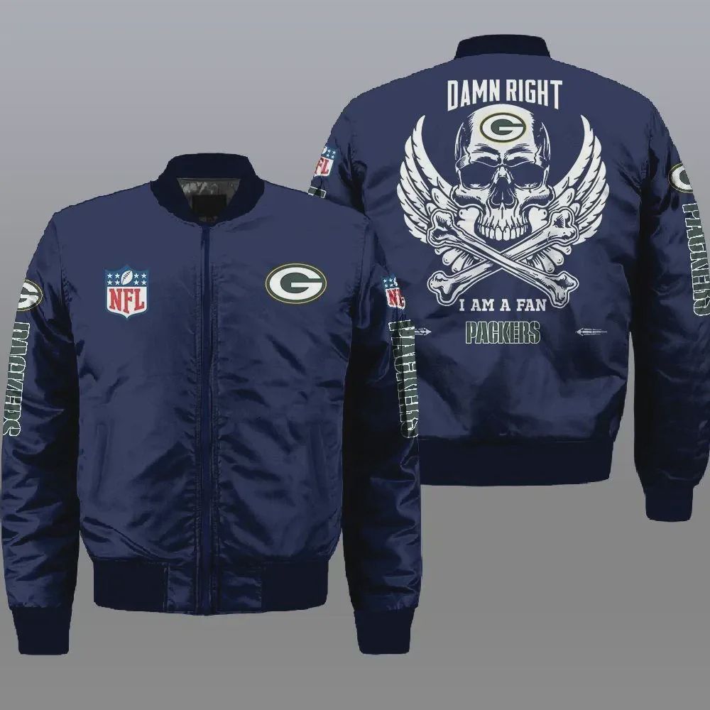 Sportswearmerch Green Bay Packers NFL Bomber Jacket For Fan