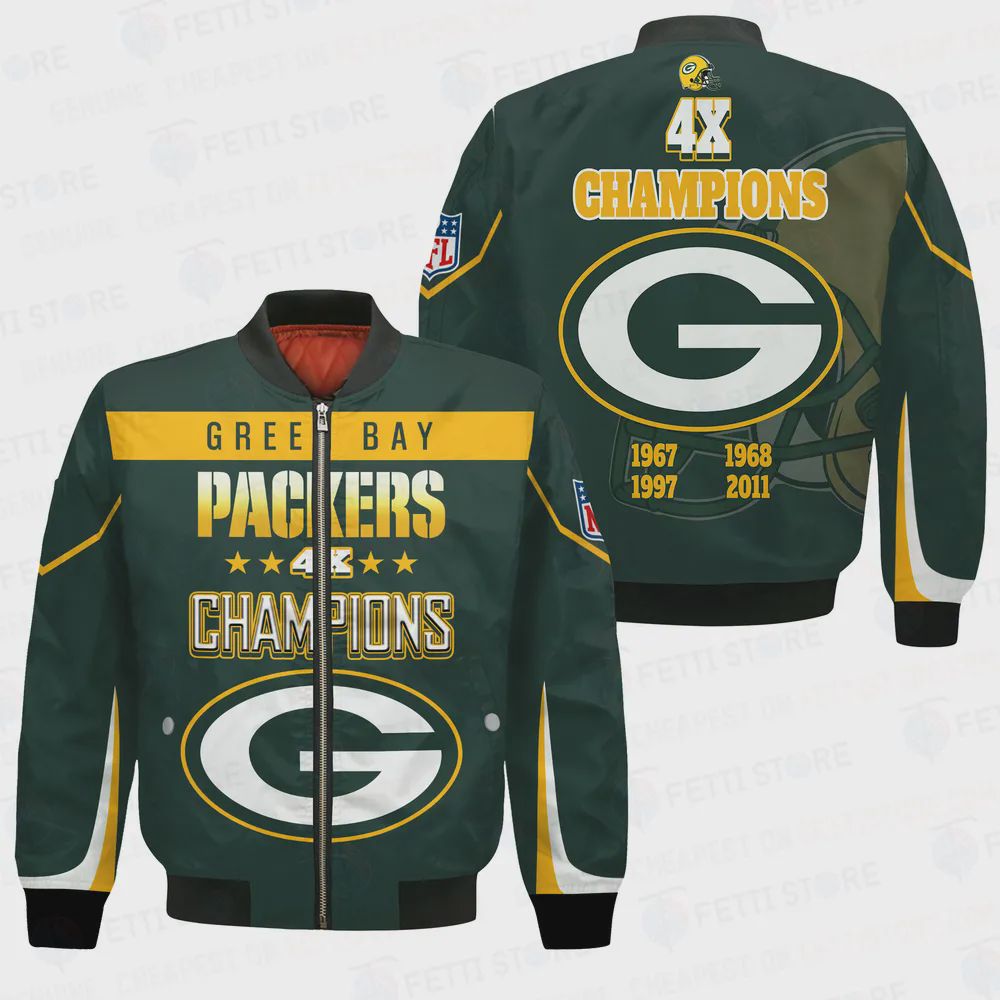 Sportswearmerch Green Bay Packers NFL Bomber Jacket For Fan