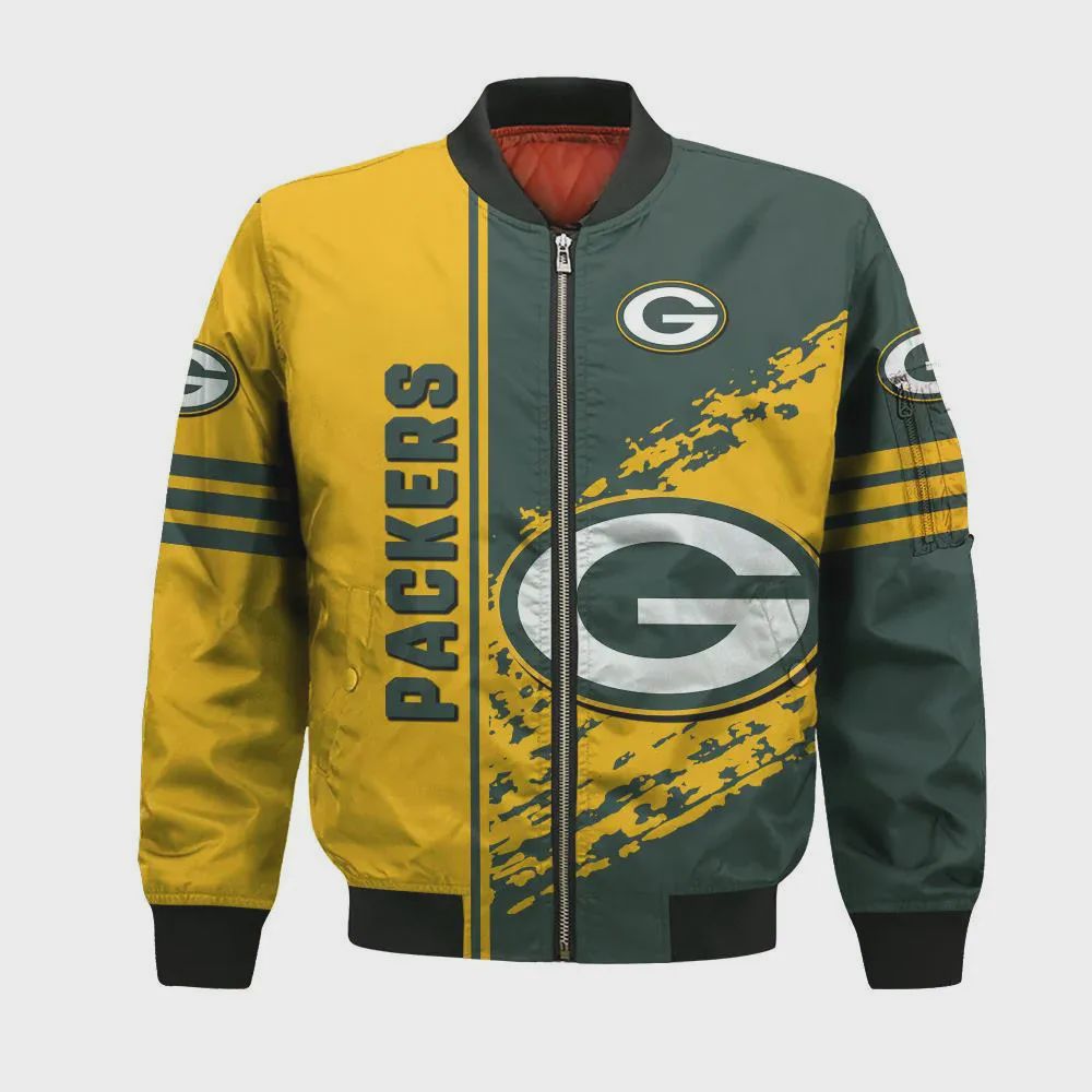 Sportswearmerch Green Bay Packers NFL Bomber Jacket For Fan