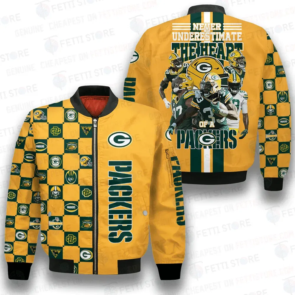 Sportswearmerch Green Bay Packers NFL Bomber Jacket For Fan