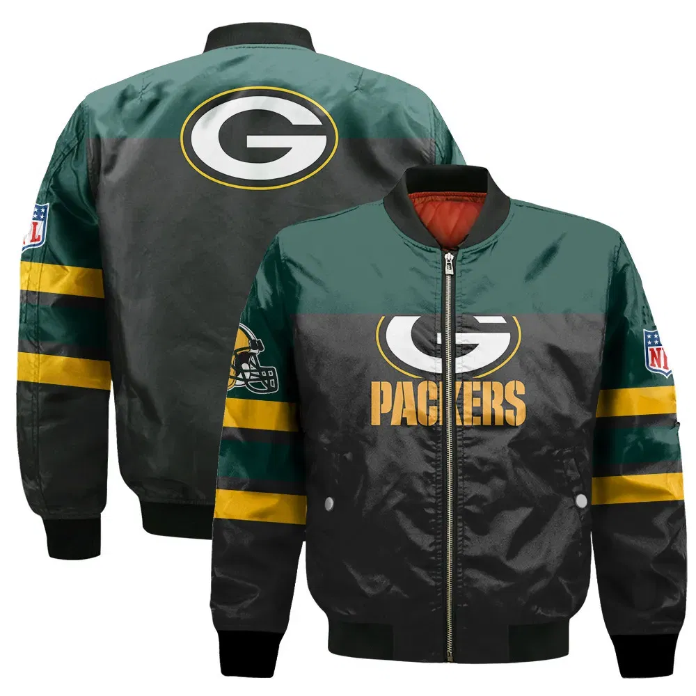 Sportswearmerch Green Bay Packers NFL Bomber Jacket For Fan