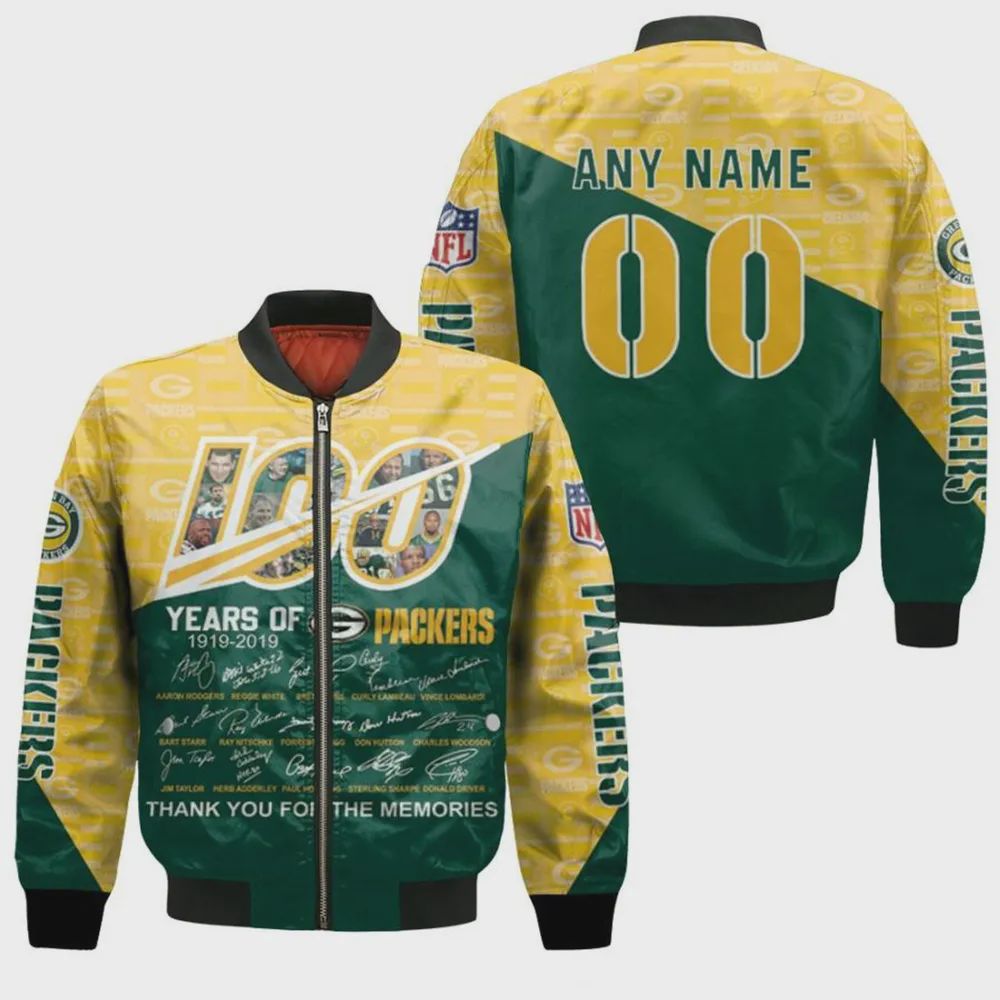 Sportswearmerch Green Bay Packers NFL Bomber Jacket For Fan