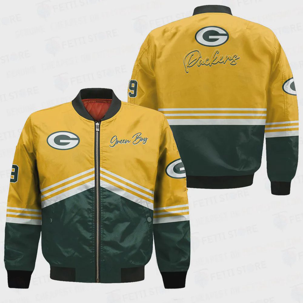 Sportswearmerch Green Bay Packers NFL Bomber Jacket For Fan