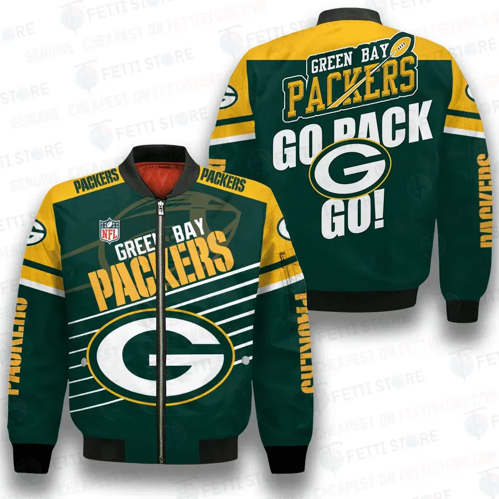 Sportswearmerch Green Bay Packers NFL Bomber Jacket For Fan