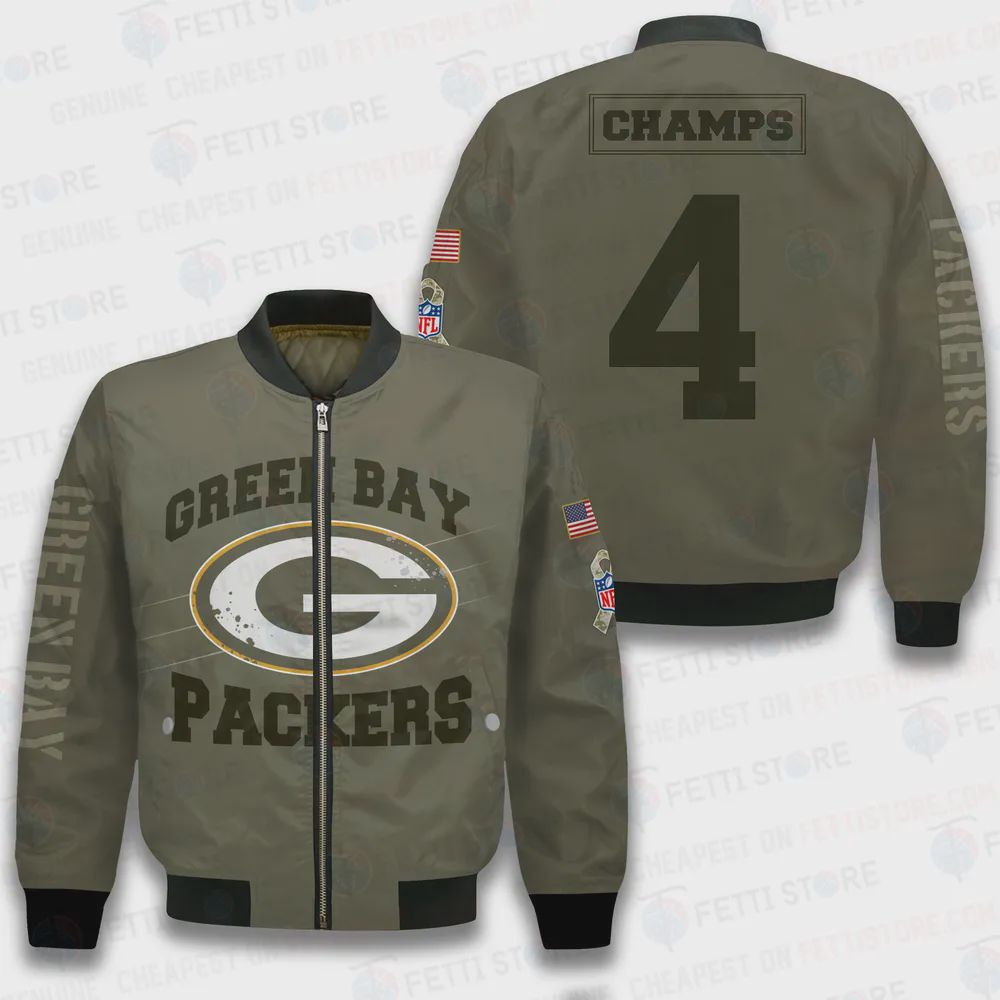 Sportswearmerch Green Bay Packers NFL Bomber Jacket For Fan