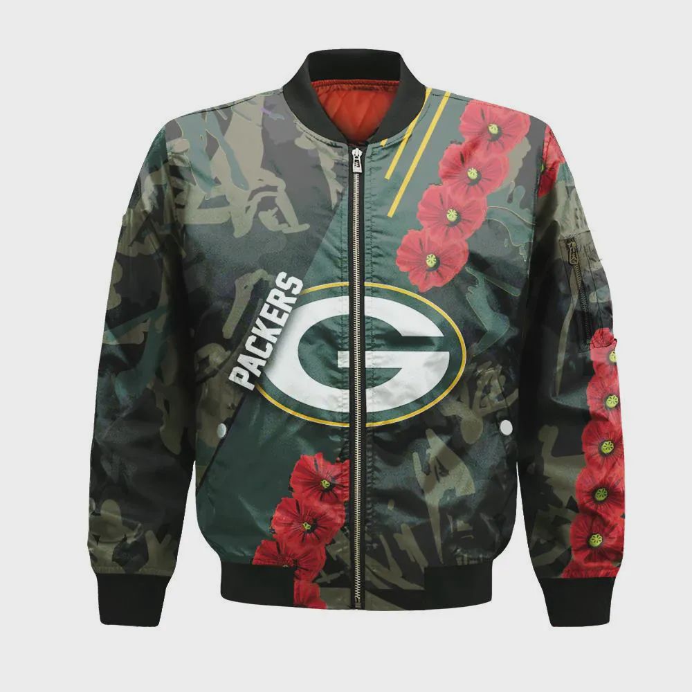 Sportswearmerch Green Bay Packers NFL Bomber Jacket For Fan